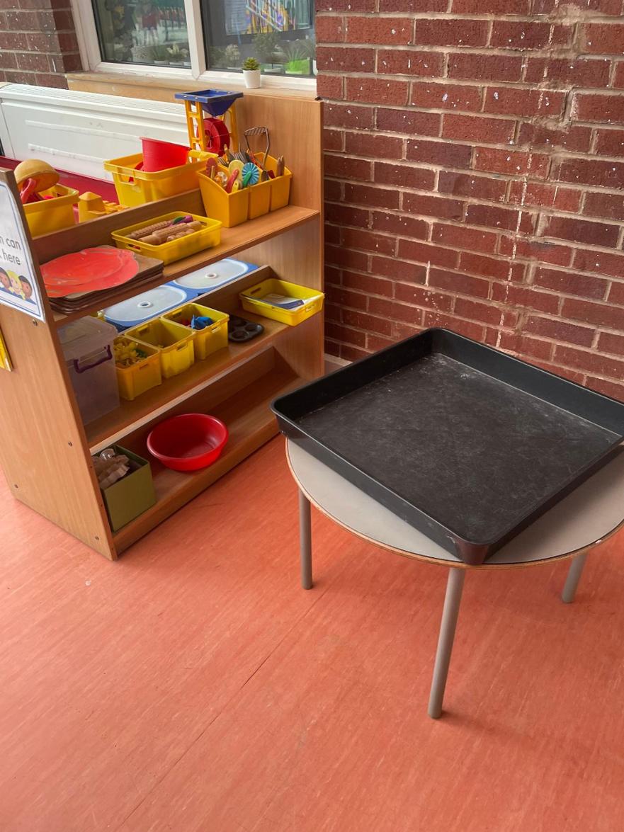 Playdough area 1 